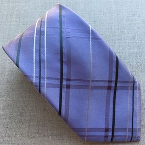 Donald Trump Lavender Striped Silk Tie
